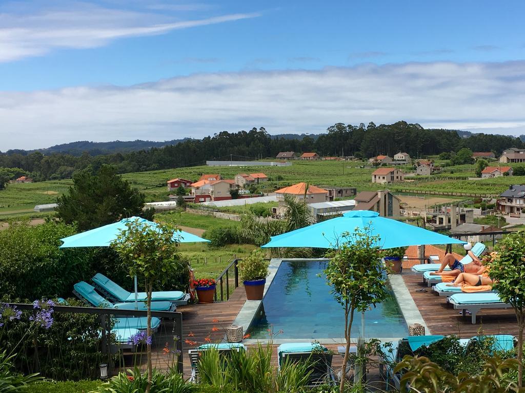Quinta De San Amaro Rias Baixas Hotel Meano Bagian luar foto