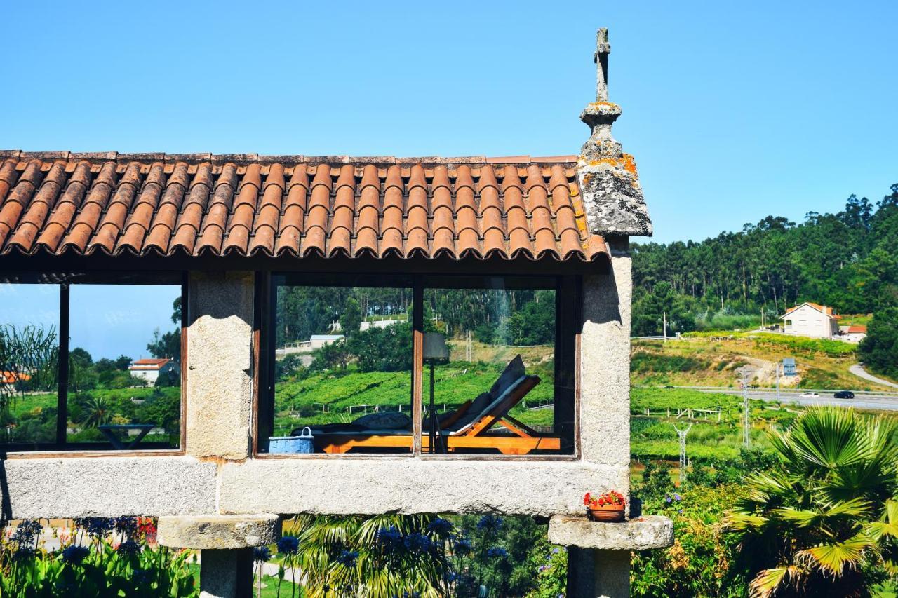 Quinta De San Amaro Rias Baixas Hotel Meano Bagian luar foto