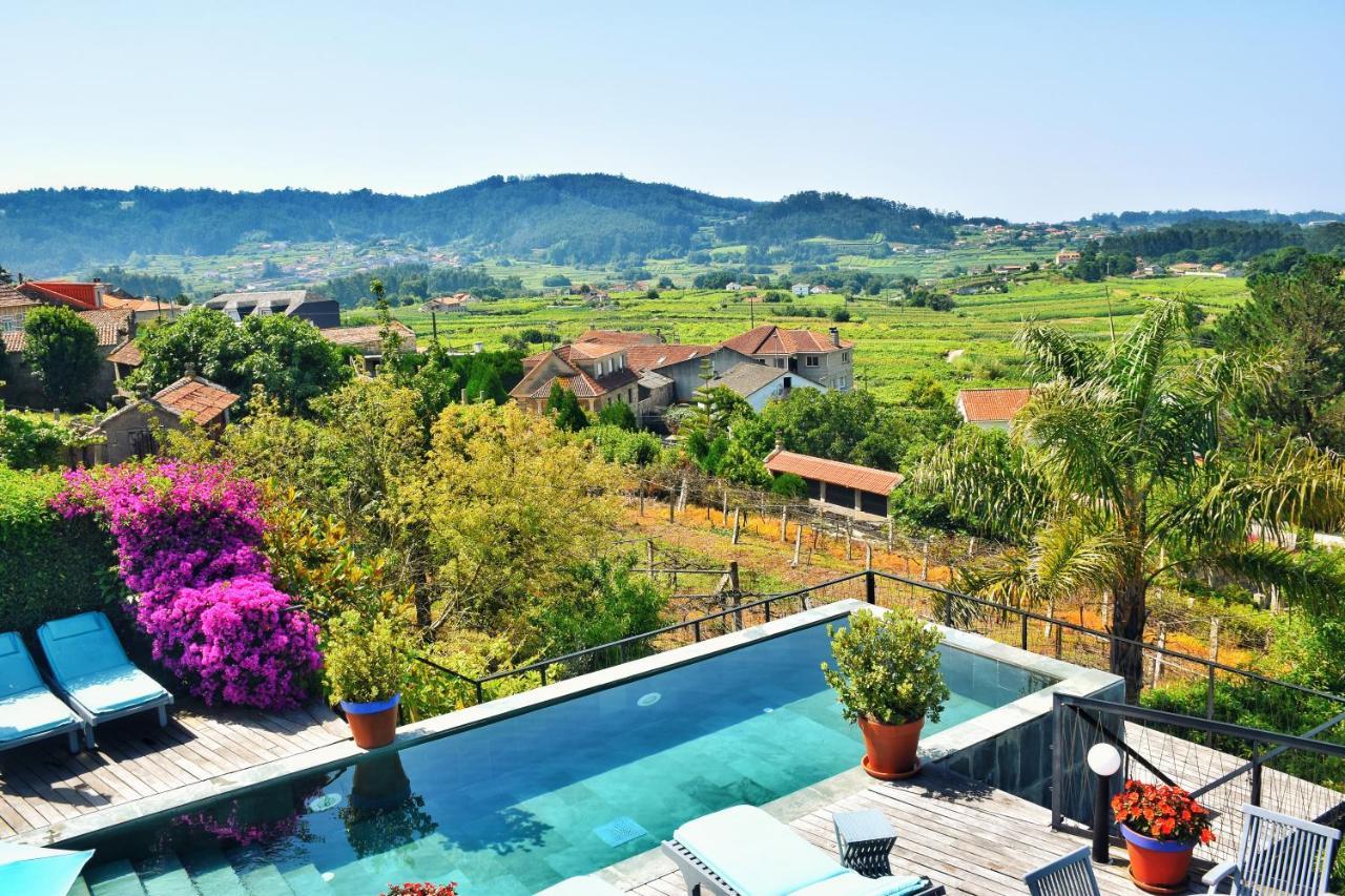 Quinta De San Amaro Rias Baixas Hotel Meano Bagian luar foto